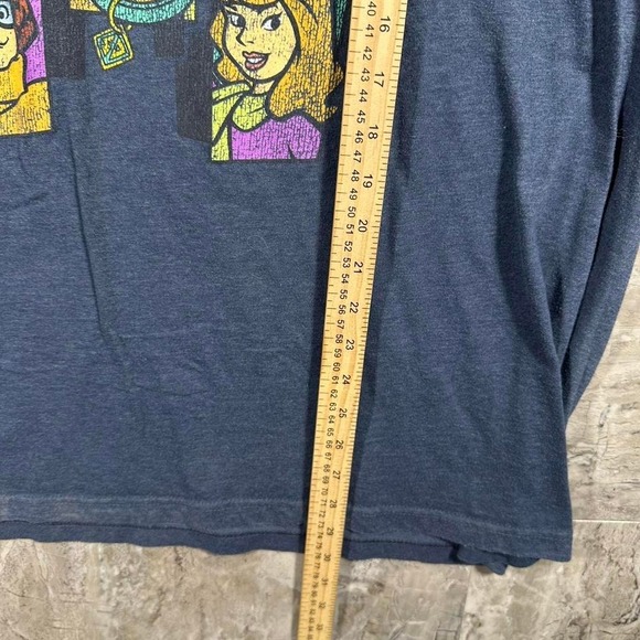 Scooby Doo Gang PORTRAITS Men's BLUE HEATHER T Shirt Size XL Tall #cartoon #90s - Picture 7 of 7
